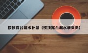 楼顶露台漏水补漏（楼顶露台漏水谁负责）