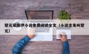 楚元宋南伊小说免费阅读全文（小说主角叫楚元）