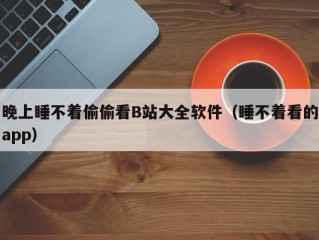 晚上睡不着偷偷看B站大全软件（睡不着看的app）