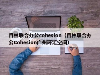 目林联合办公cohesion（目林联合办公Cohesion广州环汇空间）