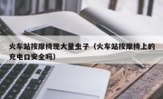 火车站按摩椅现大量虫子（火车站按摩椅上的充电口安全吗）