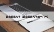 云南民族大学（云南民族大学统一门户）