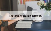 2022世界杯（2022世界杯冠军）