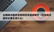 全国哨点医院流感阳性率连续攀升（流感哨点医院主要负责什么）