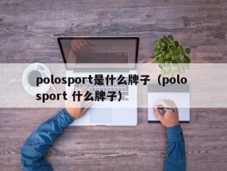 polosport是什么牌子（polo sport 什么牌子）