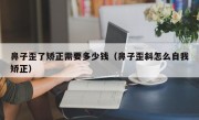 鼻子歪了矫正需要多少钱（鼻子歪斜怎么自我矫正）