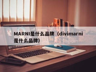 MARNI是什么品牌（divimarni是什么品牌）
