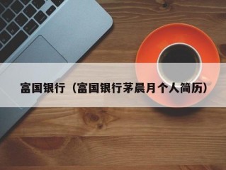 富国银行（富国银行茅晨月个人简历）
