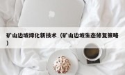 矿山边坡绿化新技术（矿山边坡生态修复策略）