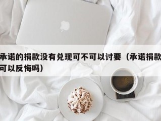 承诺的捐款没有兑现可不可以讨要（承诺捐款可以反悔吗）