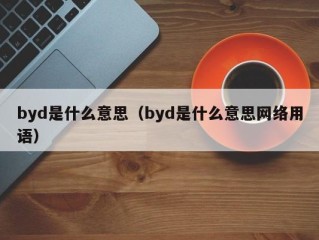 byd是什么意思（byd是什么意思网络用语）