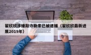 翟欣欣涉嫌敲诈勒索已被逮捕（翟欣欣最新进展2019年）