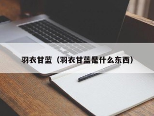 羽衣甘蓝（羽衣甘蓝是什么东西）