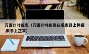 万国计时腕表（万国计时腕表在摇表器上停摆,戴手上正常）