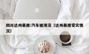 四川达州暴雨:汽车被淹没（达州暴雨受灾情况）