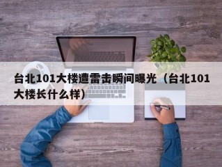 台北101大楼遭雷击瞬间曝光（台北101大楼长什么样）