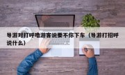 导游对打呼噜游客说要不你下车（导游打招呼说什么）
